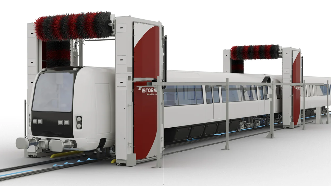 ISTOBAL HW'PROGRESS Rolling Stock — spălătorie tramvaie trenuri stop & go